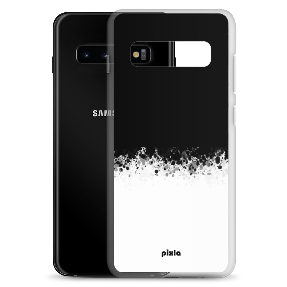 This sleek Samsung case protects your phone from scratches, dust, oil, and dirt. It has a solid back and flexible sides that make it easy to take on and off, with precisely aligned cuts and holes.