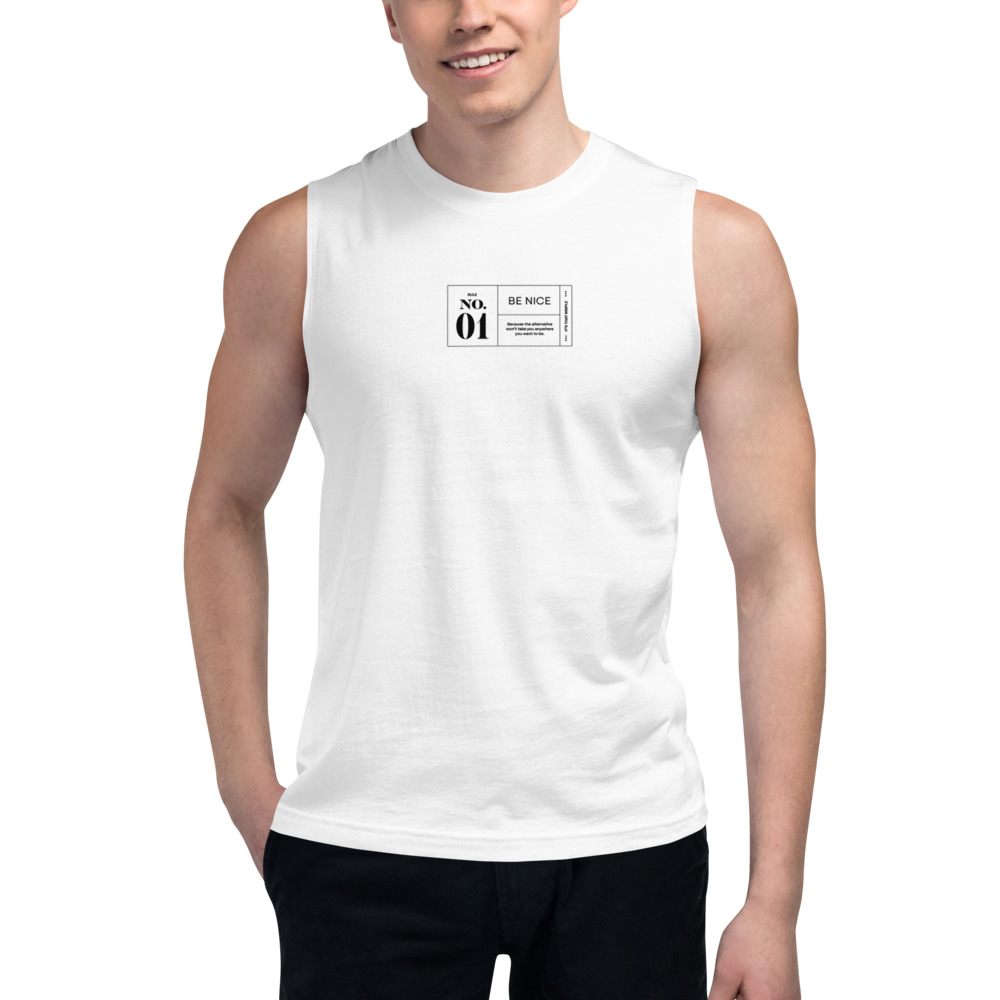 Soft, sleeveless and super comfy tank top with low-cut armholes giving it a casual look. DTG Print on the chest and upper back.
