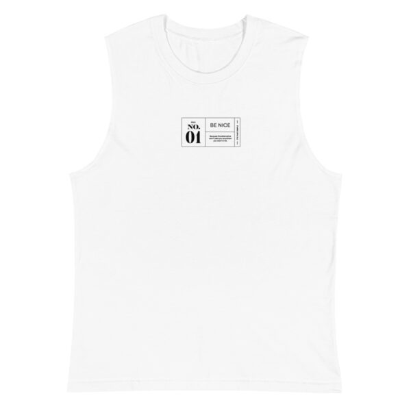 Soft, sleeveless and super comfy tank top with low-cut armholes giving it a casual look. DTG Print on the chest and upper back.