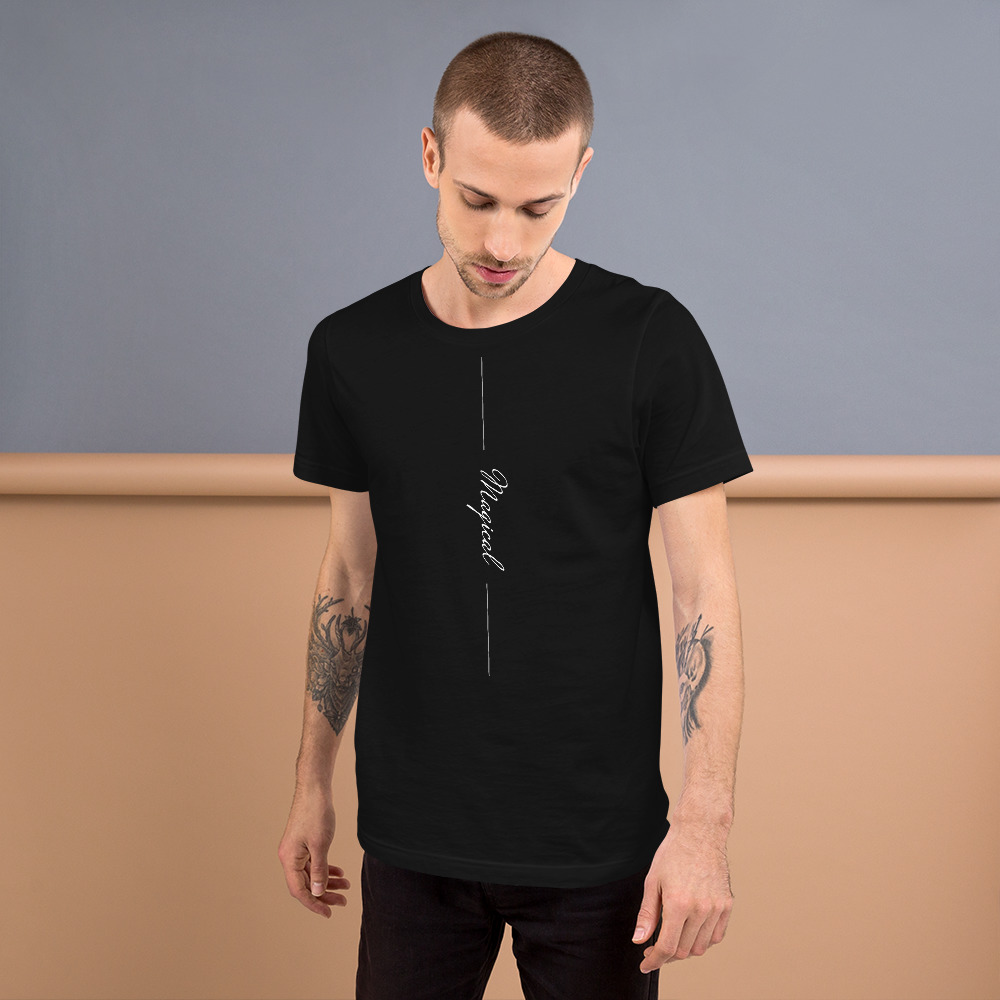 Soft and lightweight t-shirt with the right amount of stretch. It's comfortable and flattering and comes with DTG (Direct to Garment) print on the front and upper back.