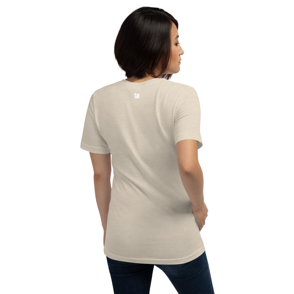 Soft and lightweight t-shirt with the right amount of stretch. It's comfortable and flattering and comes with DTG (Direct to Garment) print on the chest and upper back.