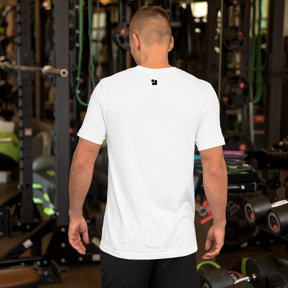 Soft and lightweight t-shirt with the right amount of stretch. It's comfortable and flattering and comes with print on the front and upper back.