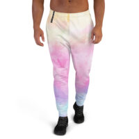 Super comfy slim fit joggers made from a soft cotton blend, these sweatpants feature a vibrant sublimation print all over that won't fade.