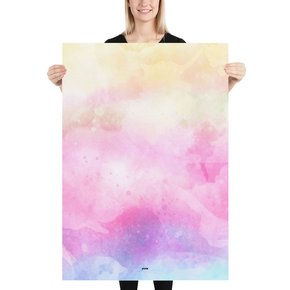 Gorgeous vibrant printed poster on luxurious and durable matte photo paper. Makes any room stylish!