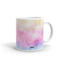 The perfect white and glossy mug that's sturdy and comfortable with a vivid print that'll withstand the microwave and dishwasher.