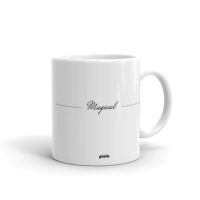 The perfect white and glossy mug that's sturdy and comfortable with a vivid print that'll withstand the microwave and dishwasher.