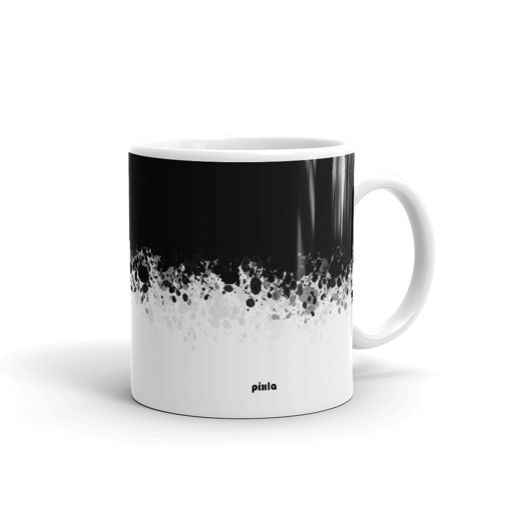 The perfect mug that's sturdy, glossy, and comfortable with a vivid print that'll withstand the microwave and dishwasher.