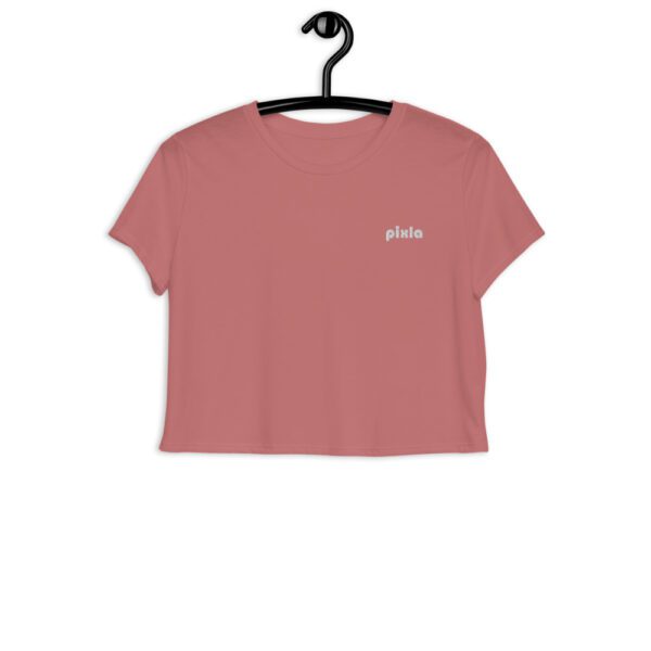 Super lightweight and soft cropped tee perfect for any hot day. It has a flattering, kinda modest, crop silhouette and a beautiful design. Embroidery on chest. 