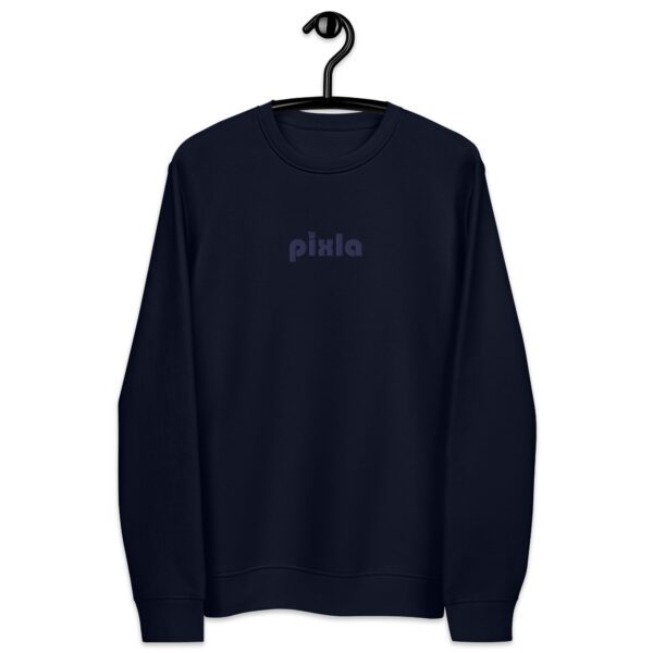 A classic slim-fit navy-on-navy premium sweatshirt with navy embroidery on the front chest. Made from organic ring-spun combed cotton and recycled polyester in medium-weight with a soft feel. Super soft fleece inside making it perfect for keeping warm.